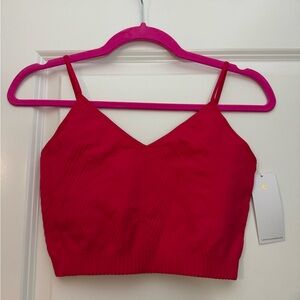 NWT Spiritual Gangster Ribbed Seamless Row Ribbed Active Brami Crop M/L